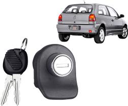 Botão com Chave do Porta Mala Gol G2 95 a 01 Preto