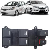 Botão Comando De Vidro Eletrico City New Fit 2009 À 2014 Botão Comando De Vidro Eletrico City New Fit 2009 À 2014