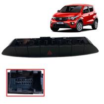 Botão Comando Pisca Alerta Fiat Uno Mobi 2017 A 2021 4 Pinos