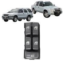 Botão Comando Vidro Eletrico Chevrolet S10 Silverado Blazer 4 Portas 17 pinos