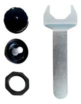 Botão Compatível Preto para Purificador Soft Everest com Chave