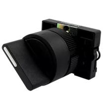 Botão Comutador Manopla Curta Preto 0-1 - SLMB8D0 - STECK Botão Comutador Manopla Curta Preto 0-1 - SLMB8D0 - STECK