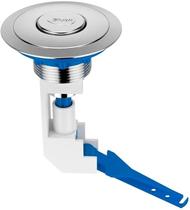 Botão Cromado De Privada Vaso Incepa - Facil Instalação Acionamento Simples