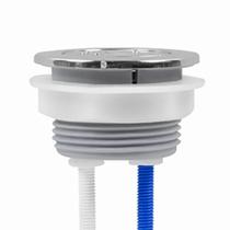 Botão de Acionamento Duplo Cromado Astra