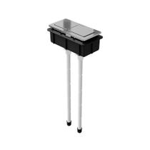 Botão De Acionamento Duplo Superior Para Caixa Acoplada Censi Cromado Cromado 95910-1 Botão De Acionamento Duplo Superior Para Caixa Acoplada Censi Cromado Cromado 95910-1
