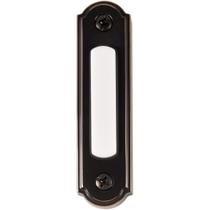 Botão de carrilhão de porta Newhouse Hardware em bronze polido a óleo iluminado por LED Botão de carrilhão de porta Newhouse Hardware em bronze polido a óleo iluminado por LED