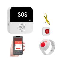 Botão De Chamada De Emergência Para Idosos Sistema De Alarme WiFi Tuya Kit Para Casa Com Receptor E