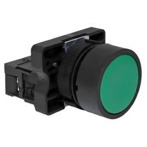 Botão de Comando 22mm 1NA Verde Metaltex