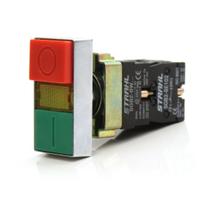 Botão De Comando Duplo Com Led NA+NF SGB2-BW8465 Strahl