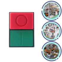 Botão de comando duplo quadrado s/ sinalização