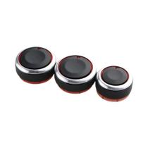 Botão De Controle De Aquecimento Em Liga De Alumínio Para VW POLO 2002-2014, Conjunto De 3 Peças MK4 Botão De Controle De Aquecimento Em Liga De Alumínio Para VW POLO 2002-2014, Conjunto De 3 Peças MK4