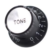 Botão de controle de velocidade da guitarra elétrica para LP SG - Black Tone