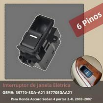Botão De Controle Do Interruptor Elétrico Do Vidro Traseiro Esquerdo E Direito Para Honda Accord Botão De Controle Do Interruptor Elétrico Do Vidro Traseiro Esquerdo E Direito Para Honda Accord