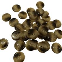 Botão de Costura Tartaruga 4 Furos 18mm 28L - 50 peças