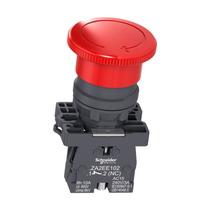 Botão de Emergência Giratório 1NF XA2ES542 Vermelho Schneider