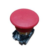 BOTÃO DE EMERGÊNCIA METAL. FURO Ø 22,5mm LAY5BC4 CABEÇOTE 40mm SEM RETENÇÃO VERMELHO