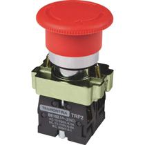 Botão de Emergência Tramontina TRP2-BS545 1NA+1NF com Base de Metal