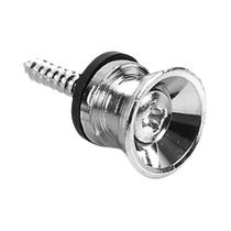 Botão De Fixação De Correia De Guitarra De Metal Durável Com Parafuso E Knob De Bloqueio 2 Peças