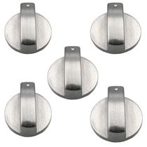 Botão de fogão a gás Feishiong SPCS Metal Silver 6 mm de diâmetro de eixo