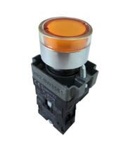 Botão de impulso Iluminado metálico BW3461 220Vca 1NF Botão de impulso Iluminado metálico BW3461 220Vca 1NF