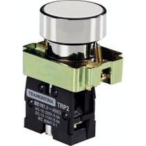 Botão de Impulso Tramontina TRP2-BA11 1NA Branco com Base de Metal