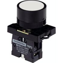 Botão De Impulso Tramontina Trp2-ea11 1na Branco Com Base De Plástico Tramontina
