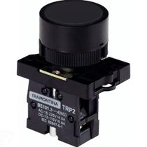 Botão De Impulso Tramontina Trp2-ea21 1na Preto Com Base De Plástico Tramontina