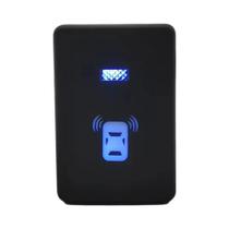 Botão De Interruptor De Radar LED Azul DC12V Para Toyota Camry Prius Corolla Land Cruiser RAV4