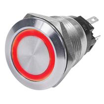 Botão de interruptor OFF-ON 10A RED com anel de LED Blue Sea Systems 4163