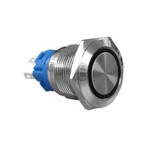 Botão De Painel ON/OFF com Iluminação em LED Verde 12-24v