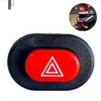 Botão De Pisca Alerta Para Moto Interruptor Carro Caminhão Universal Auxiliar Da Cg 125 150 160 Fazer Cb 250 Burgman Biz