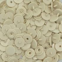 Botão de Pressão Brilhante Redondo Plástico Ritas 12mm - 50 Unidades