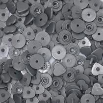 Botão de Pressão Coração Plástico Ritas 10mm - 50 Unidades