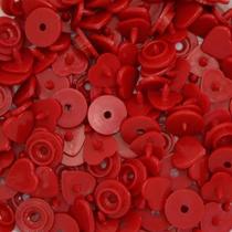 Botão de Pressão Coração Plástico Ritas 12mm - 50 Unidades