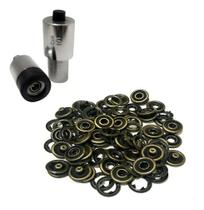 Botão De Pressão de Metal 35 Para Roupinha de Bebê Body Cx.200 + Matriz Para Balancim