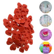 Botão de Pressão Plastico de Coração Ritas 10mm Pacote com 50 Jogos de Botoes Coloridos