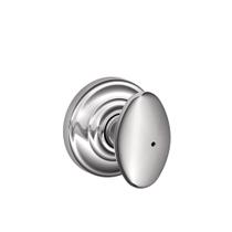 Botão de privacidade Schlage Siena Andover Rose Bright Chrome Botão de privacidade Schlage Siena Andover Rose Bright Chrome