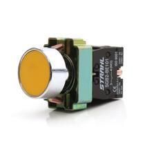 Botão de Pulso para Comando Faceado Metálico Na + Nf Strahl Botão de Pulso para Comando Faceado Metálico Na + Nf Strahl