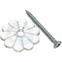 Botão de roseta com parafuso ESTADOS UNIDOS HDW D-140B Plastic Botão de roseta com parafuso ESTADOS UNIDOS HDW D-140B Plastic