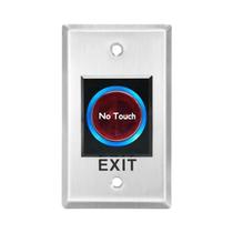 Botão De Saída Sem Toque Em Aço Inoxidável Com Sensor Infravermelho Para Higiene E Controle De