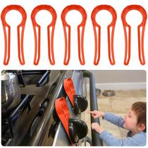 Botão de segurança para fogão a gás PeachLeaf Clear (pacote com 5)