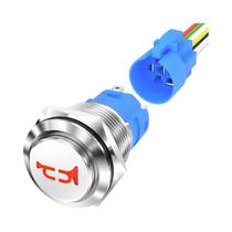 Botão De Sinalização Marinho À Prova d'Água 12V 16MM, Interruptor De Metal Para Apito De Ar Para Botão De Sinalização Marinho À Prova d'Água 12V 16MM, Interruptor De Metal Para Apito De Ar Para