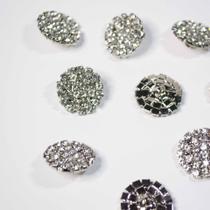 Botão de Strass 20MM-1Uni-3g Botão de Strass 20MM-1Uni-3g
