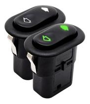 Botão de Vidro Elétrico Interruptor Janela de Carro Automática Led Verde Ecosport Ranger Fiesta