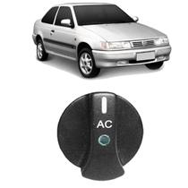 Botão Do Ar Condicionado Logus Pointer VW 1993 A 1998 Preto - 360peças