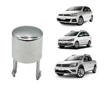 Botão Do Freio De Mão Cromado Vw Fox Todos Gol Cromado