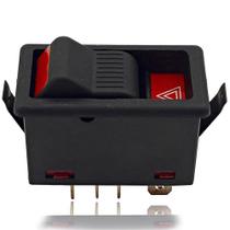 Botão Do Pisca Alerta 8 Terminais Ford Caminhões Cargo C 815 Voltagem:12 volts