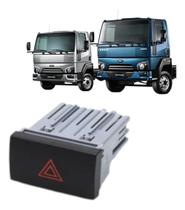 Botão do Pisca Alerta (Interruptor de Advertência) Original Ford para Ford Cargo 816/1119 (2012-2019) - CC4513A350BA