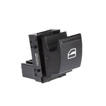 Botão do Vidro Elétrico Amarok Jetta MK5 Passat B6 B7 Tiguan Dianteiro Esquerdo Simples Só a Tecla Led Vermeho