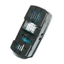 Botão Do Vidro Elétrico Mercedes Atego Axor Lado Motorista com Desembaçador Retrovisor Trava Portas Led Laranja - Ospina